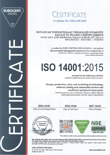 Сертификат ISO 14001:2015 EMS-389-1030