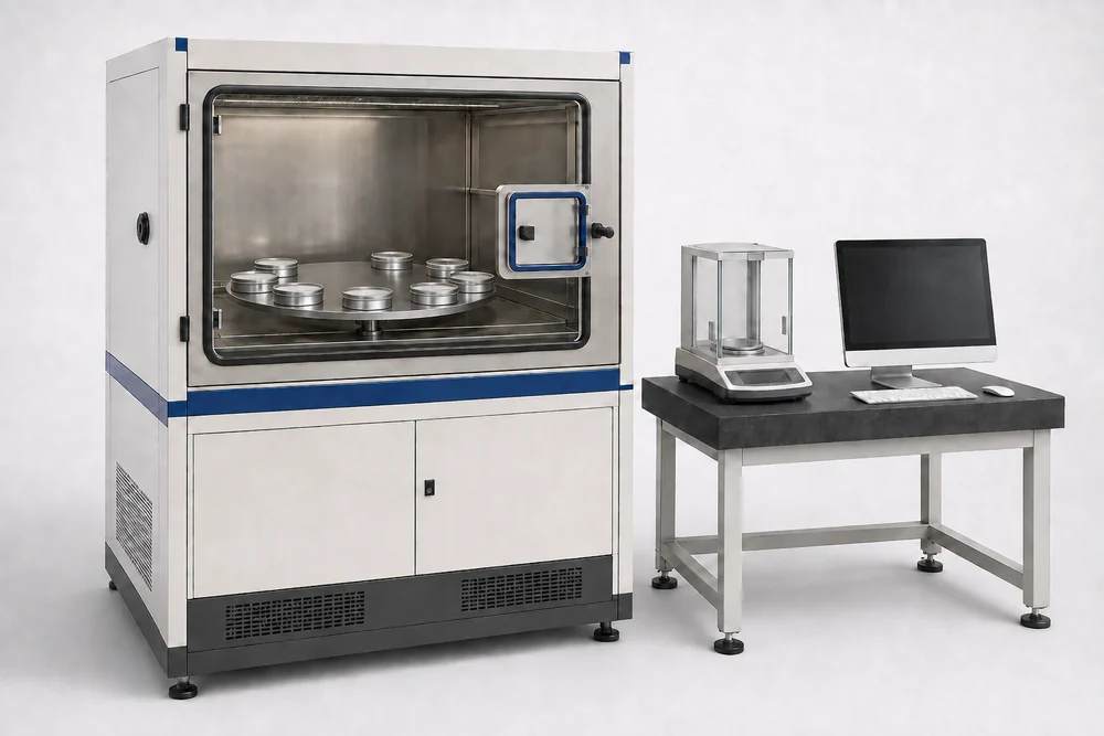 Harici Terazili Su Buharı Geçiş Hızı Test Cihazı (WVTR-08E)